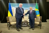 Apesar de tensão recente, Vieira se reúne com o chanceler da Ucrânia
