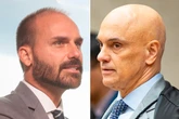 Eduardo ironiza nova decisão de Moraes em inquérito: “Memes matam”