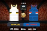 Palpite Indiana Pacers x Oklahoma City Thunder – NBA – 11/06/2025