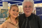 Aguinaldo Silva posa com Marina Ruy Barbosa: “Grandes emoções”