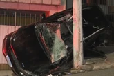 Jovem de 18 anos sem CNH provoca acidentes em série e deixa 1 ferido