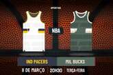 Palpite Indiana Pacers x Milwaukee Bucks – NBA – 11/03/2025