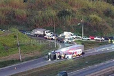 Trecho da Anhanguera em SP é interditado após tombamento de carreta