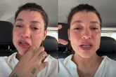 Gabi Prado chora e expõe ameaça de morte ao filho recém-nascido