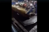 Vídeo: balsas se chocam na travessia entre Santos e Guarujá