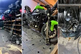 SP: polícia descobre prédio de 3 andares usado para desmanche de motos