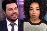Fala de Danilo Gentili é vista como indireta para Juliana Oliveira
