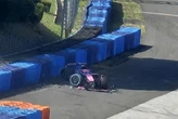 F1: Franco Colapinto sofre acidente em teste de pneus na Hungria