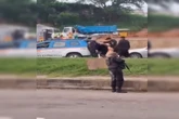 Vídeo: bandidos invadem ônibus e polícia frustra tentativa de assalto