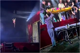 Vídeo: artista circense despenca durante acrobacia no Rio de Janeiro