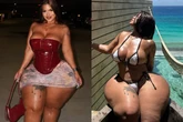 Influencer viraliza por bumbum “gigante” e alega ser 100% natural