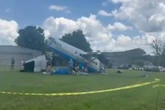 Vídeo: veja estado de avião usado em paraquedismo que caiu nos EUA