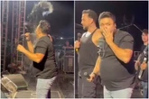 Vídeo: cantor de forró é agredido em show e fica com o rosto sangrando