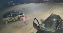 Vídeo. Vítima de estupro salta de carro e pede socorro para PM em MG