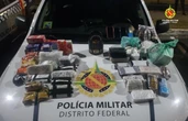 Trio invade divisão da PCDF para jogar 51 celulares dentro de cadeia