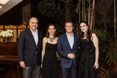 Carla e Eduardo Araujo realizam despedida para Enrica e Pietro Lazzeri