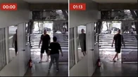 Vídeo flagra servidor batendo ponto de chinelo e short e indo embora