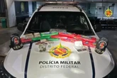 PMDF apreende 12 tabletes de maconha, haxixe e cocaína em biqueira