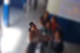Vídeo mostra menina espancada em escola pedindo ajuda após ataque