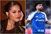 Maisa Silva é flagrada com Gabigol em saída de evento no Rio