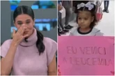 Jornalista da GloboNews chora ao noticiar alta de menina com leucemia