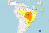 Alerta laranja: Brasil terá chuvas e ventos de até 100 km/h. Veja onde