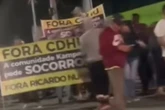 Ato contra desocupação de favela reúne manifestantes na Marginal Tietê