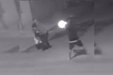 Veja momento em que casal é surpreendido por encapuzados e morto a tiros