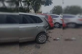 Motorista bêbado perde controle e destrói carros estacionados em Águas Claras