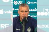 Vídeo: técnico do Coritiba se emociona ao falar sobre Izquierdo