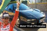 Ayrton Senna deixou o Honda NSX como parte de seu legado no Brasil