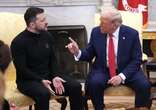 Países apoiam Zelensky após bate-boca com Trump na Casa Branca