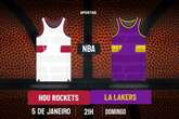 Palpite Houston Rockets x Los Angeles Lakers – NBA – 05/01/2025