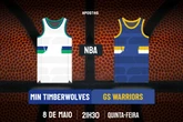 Palpite Minnesota Timberwolves x Golden State Warriors – NBA – 8/5/25