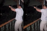 Vídeo mostra empresário que matou gari em BH atirando de varanda