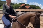 Banco tenta penhorar cavalo que Ana Hickmann ganhou de Edu Guedes