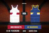 Palpite Houston Rockets x Golden State Warriors – NBA – 13/02/2025