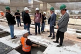 MP vistoria obras de recuperação de viadutos no Eixão Norte