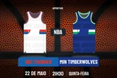 Palpite Oklahoma City Thunder x Minnesota Timberwolves – NBA – 22/5/25