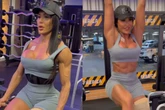 Gracyanne mostra rotina de treinos mesmo após cirurgia no joelho