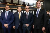 Jantar em homenagem a Moraes reúne Alckmin, Alcolumbre e Motta