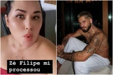 Zé Felipe processa Cleo Loyola e leva resposta escatológica nas redes