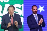 Pesquisa: Haddad e Eduardo Bolsonaro lideram corrida ao Senado em SP