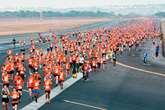 Corrida no Aeroporto de Brasília recebe 3 mil atletas no pôr do sol