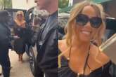 Vídeo: Mariah Carey chega ao Brasil e interage com fãs em hotel