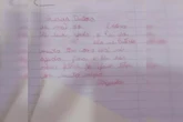 “Medo”: mulher é salva de cárcere ao enviar bilhete à escola do filho