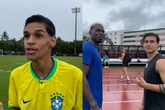Luva de Pedreiro toma resposta afiada de Pogba em português. Vídeo