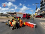 Idoso de 85 anos é atropelado e perde parte do couro cabeludo