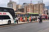 Ciclista fica em estado grave após ser atingido por ônibus no DF