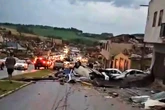 Tornado destrói cidade no Paraná, deixa 5 mortos e dezenas de feridos